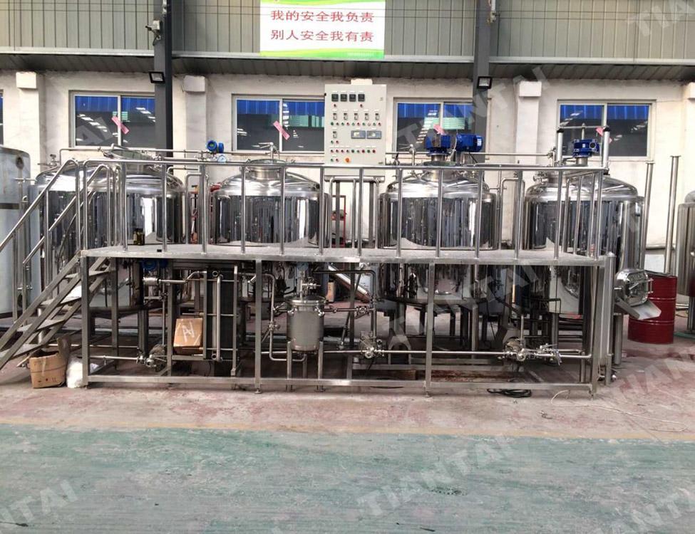 Stainless steel 4 vessel beer brewing equipment